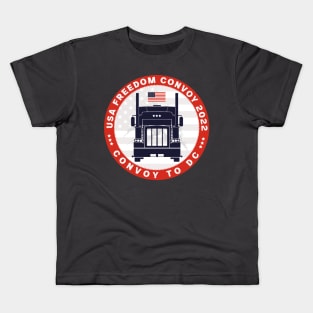 freedom convoy USA Kids T-Shirt